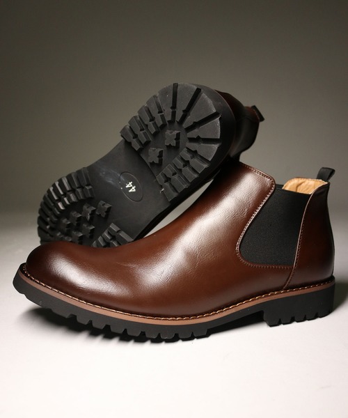 【セール】AAA+ サイドゴアショートブーツ（ブーツ）｜AAA+（サンエープラス）