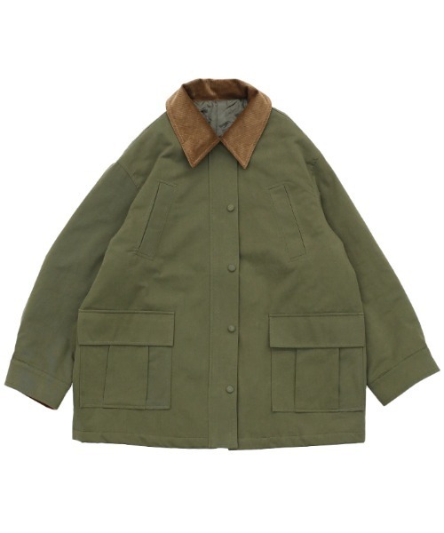 select MOCA（セレクトモカ）の「コーデュロイデザインワークジャケット（その他アウター・レディース・ベージュ/グリーン・FREE）」の19枚目の写真