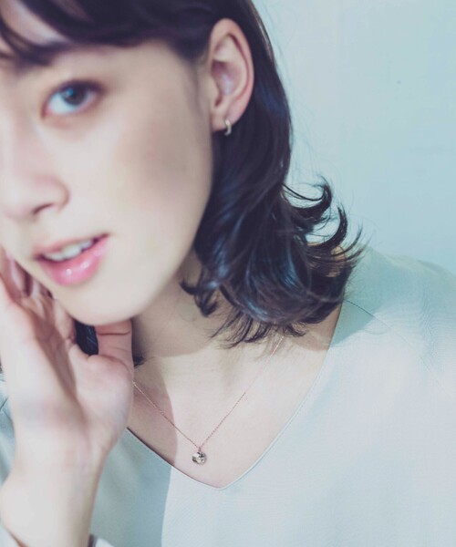 ete（エテ）の「○K10MPG レインボー ネックレス（ネックレス