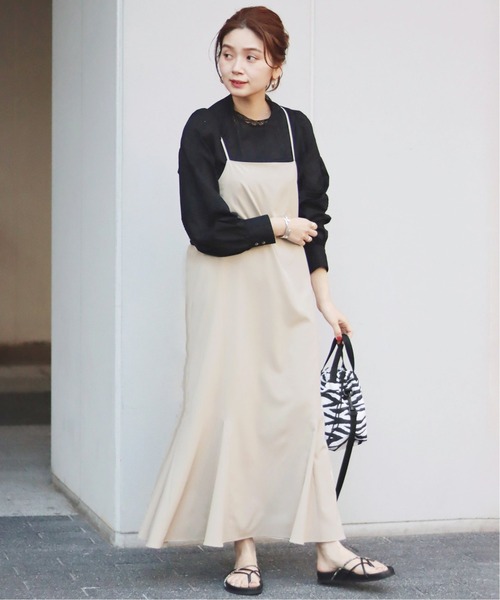 unfil - unfil アンフィル chambray weather-cloth camisole