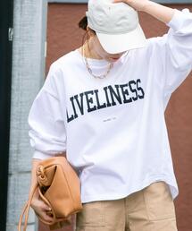 green label relaxing | [ Tanacana (タナカーナ) ] SC ロゴ ロングスリーブ プルオーバー Tシャツ(Tシャツ/カットソー)