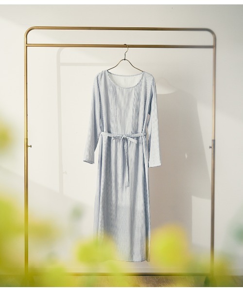 セール 一年中快適な柔らかコットン100 ゆったりシルエットはおうち時間に最適 ダブルガーゼタックワンピ ルームウェア パジャマ Peach John ピーチジョン のファッション通販 Zozotown
