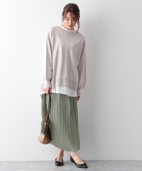 GLOBAL WORK(グローバルワーク)の「トリプルイージースリットプルオーバー/926692(ニット/セーター・レディース・ブラック/イエロー/ブルー/アイボリー/グレイッシュベージュ・MEDIUM/LARGE)」の10枚目の写真