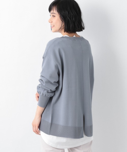 GLOBAL WORK(グローバルワーク)の「トリプルイージースリットプルオーバー/926692(ニット/セーター・レディース・ブラック/イエロー/ブルー/アイボリー/グレイッシュベージュ・MEDIUM/LARGE)」の15枚目の写真