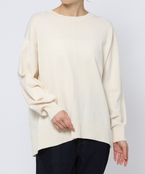 GLOBAL WORK(グローバルワーク)の「トリプルイージースリットプルオーバー/926692(ニット/セーター・レディース・ブラック/イエロー/ブルー/アイボリー/グレイッシュベージュ・MEDIUM/LARGE)」の22枚目の写真