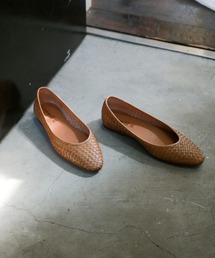 NOMBRE IMPAIR | 【HOSIS】メッシュレザーフラットシューズ(その他シューズ)