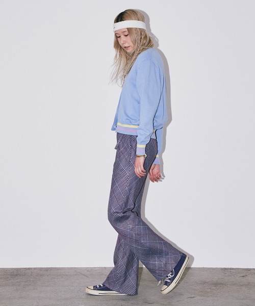 Bonjour Girl（ボンジュールガール）の「【Bonjour Girl】ＢＧラインニットカーディガン（カーディガン/ボレロ・レディース・ターコイズブルー/ライトブルー/ホワイト・FREE）」の21枚目の写真