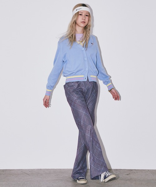 Bonjour Girl（ボンジュールガール）の「【Bonjour Girl】ＢＧラインニットカーディガン（カーディガン/ボレロ・レディース・ターコイズブルー/ライトブルー/ホワイト・FREE）」の17枚目の写真