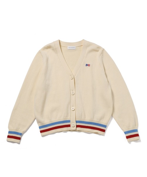 Bonjour Girl（ボンジュールガール）の「【Bonjour Girl】ＢＧラインニットカーディガン（カーディガン/ボレロ・レディース・ターコイズブルー/ライトブルー/ホワイト・FREE）」の12枚目の写真