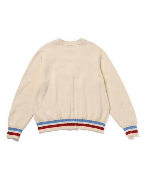 Bonjour Girl（ボンジュールガール）の「【Bonjour Girl】ＢＧラインニットカーディガン（カーディガン/ボレロ・レディース・ターコイズブルー/ライトブルー/ホワイト・FREE）」の5枚目の写真