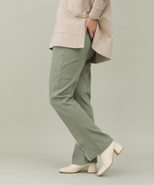 sakishimatokyo（サキシマトーキョー）の「【ZOZO限定】サキシマamp「フロントスリットパンツ」（その他パンツ・レディース・ブラック/ミント/ベージュ・FREE）」の14枚目の写真