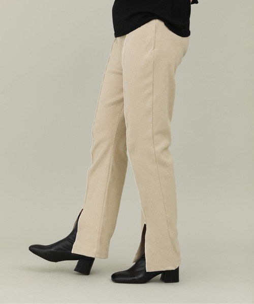 sakishimatokyo（サキシマトーキョー）の「【ZOZO限定】サキシマamp「フロントスリットパンツ」（その他パンツ・レディース・ブラック/ミント/ベージュ・FREE）」の11枚目の写真