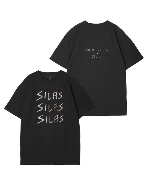SILAS（サイラス）の「SILASxMIHO HATORI LOGO PRINT S/S TEE（T
