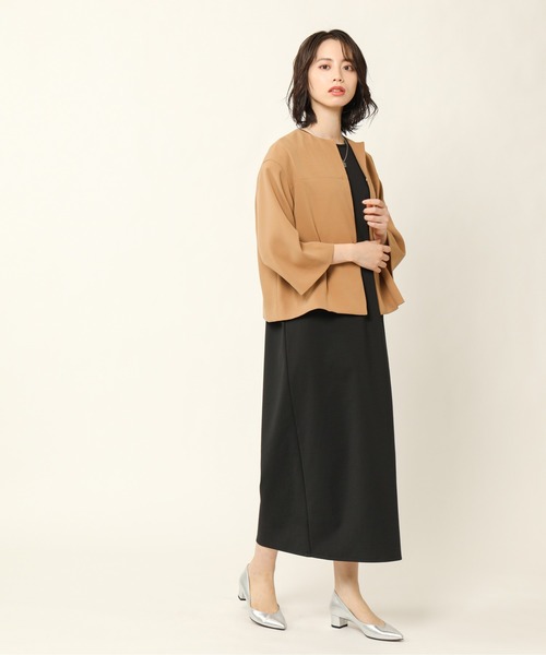 半袖コクーンジャケット CLANE クラネ HALF SLEEVE COCOON JACKET ハーフスリーブ