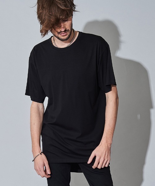 NO ID.(ノーアイディ)の「mt7150- チェンジングバックタックロングC-N-T Tシャツ(Tシャツ/カットソー・メンズ・ホワイト/ブラック/グレー・ONE SIZE)」の10枚目の写真