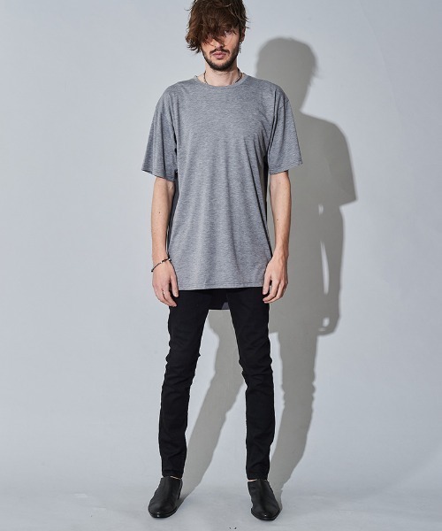 NO ID.(ノーアイディ)の「mt7150- チェンジングバックタックロングC-N-T Tシャツ(Tシャツ/カットソー・メンズ・ホワイト/ブラック/グレー・ONE SIZE)」の17枚目の写真