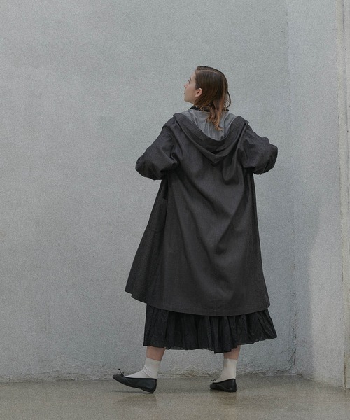 pual ce cinのシャンブレーデニムコート PUAL CE CIN（ピュアルセシン）の「Ｄu noirシャンブレーデニム