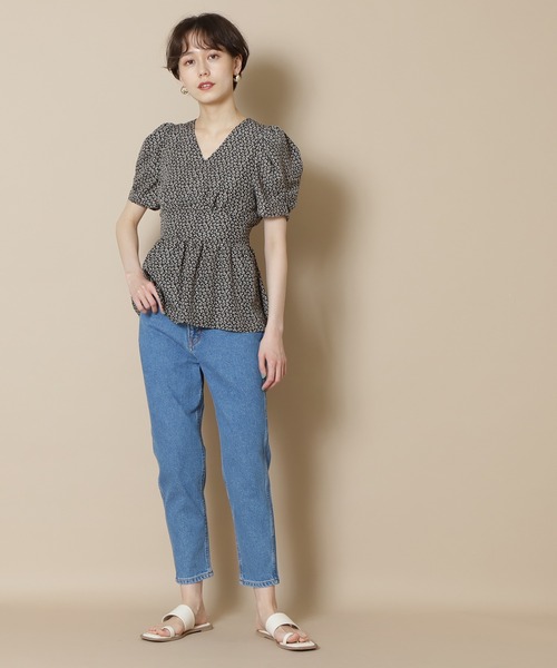 N.（N. Natural Beauty Basic）（エヌエヌナチュラルビューティーベーシック）の「【EDWIN】MOM’S DENIM デニムパンツ（デニムパンツ・レディース・ブラック/ブルー・X-SMALL/SMALL）」の7枚目の写真