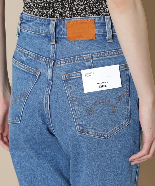 N.（N. Natural Beauty Basic）（エヌエヌナチュラルビューティーベーシック）の「【EDWIN】MOM’S DENIM デニムパンツ（デニムパンツ・レディース・ブラック/ブルー・X-SMALL/SMALL）」の12枚目の写真
