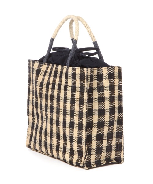 studio CLIP（スタディオクリップ）の「マダガスカルラフィアトートバッグ（トートバッグ・レディース・ネイビー/ピンク/ブルー/グリーン・FREE）」の15枚目の写真