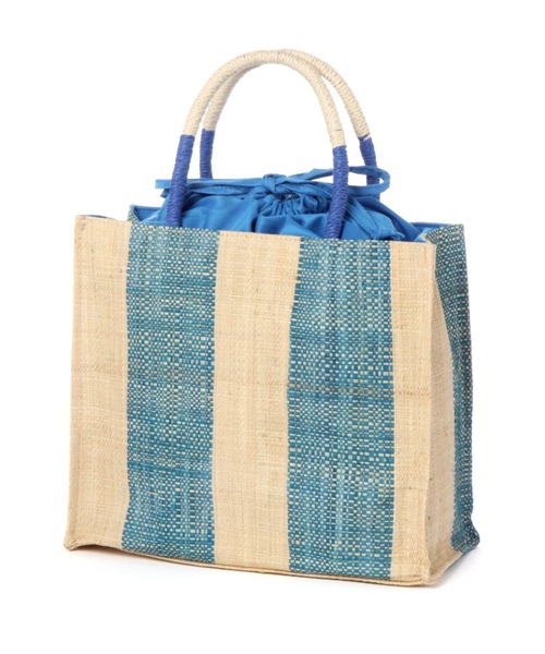 studio CLIP（スタディオクリップ）の「マダガスカルラフィアトートバッグ（トートバッグ・レディース・ネイビー/ピンク/ブルー/グリーン・FREE）」の17枚目の写真