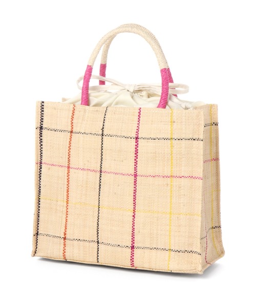 studio CLIP（スタディオクリップ）の「マダガスカルラフィアトートバッグ（トートバッグ・レディース・ネイビー/ピンク/ブルー/グリーン・FREE）」の18枚目の写真