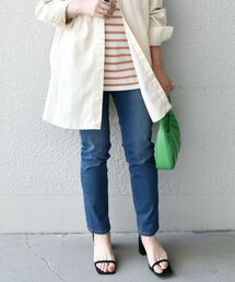 SHIPS any | SHIPS any: デニム イージー スキニー パンツ〈ウォッシャブル〉◇(デニムパンツ)