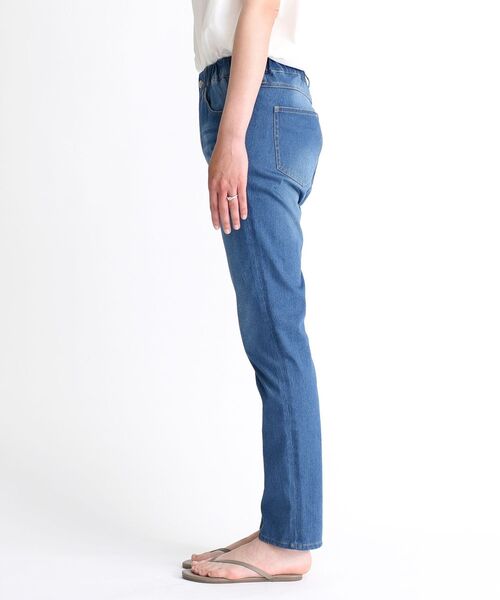 SHIPS any（シップス エニィ）の「SHIPS any: デニム イージー スキニー パンツ〈ウォッシャブル〉（デニムパンツ・レディース・ネイビー・SMALL/MEDIUM/LARGE）」の6枚目の写真