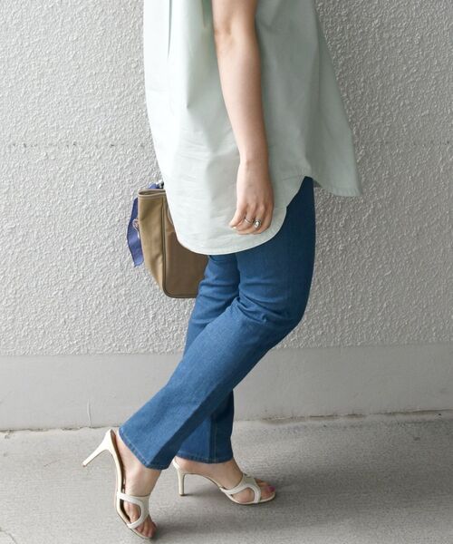 SHIPS any（シップス エニィ）の「SHIPS any: デニム イージー スキニー パンツ〈ウォッシャブル〉（デニムパンツ・レディース・ネイビー・SMALL/MEDIUM/LARGE）」の16枚目の写真