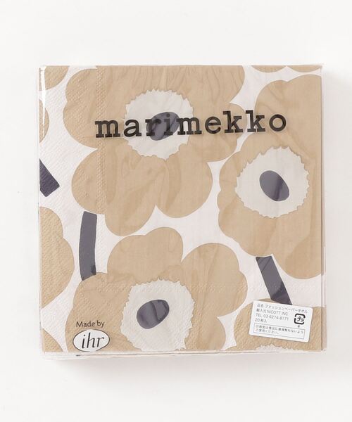 marimekko)unikko ナプキン　3枚セット Marimekko｜Piirto Unikko 60th サテンナプキン 3枚セット | Rakuten