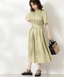 N.（N. Natural Beauty Basic） | ◆ティアードギャザー半袖ワンピース(ワンピース)