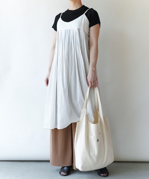 Loco Ocean（ロコオーシャン）の「刺繍ロゴ キャンバス トートバッグ（トートバッグ・レディース・ブラック/アイボリー・ONE SIZE）」の8枚目の写真
