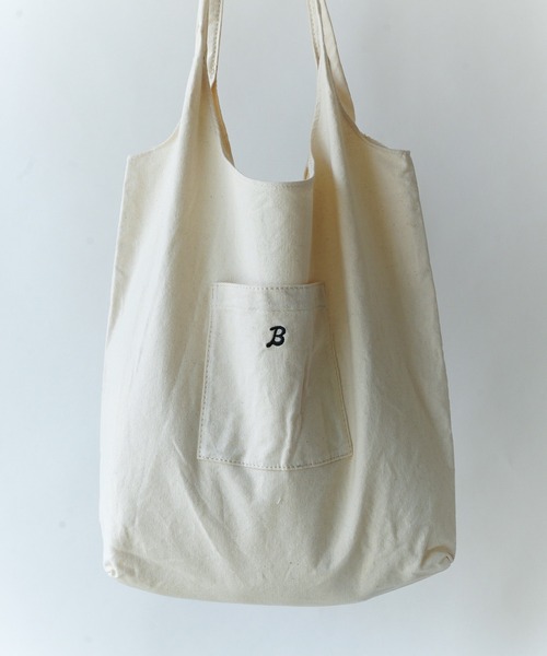 Loco Ocean（ロコオーシャン）の「刺繍ロゴ キャンバス トートバッグ（トートバッグ・レディース・ブラック/アイボリー・ONE SIZE）」の10枚目の写真