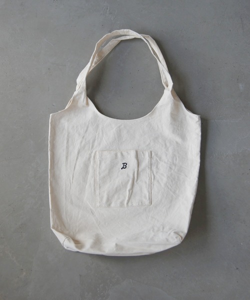 Loco Ocean（ロコオーシャン）の「刺繍ロゴ キャンバス トートバッグ（トートバッグ・レディース・ブラック/アイボリー・ONE SIZE）」の12枚目の写真