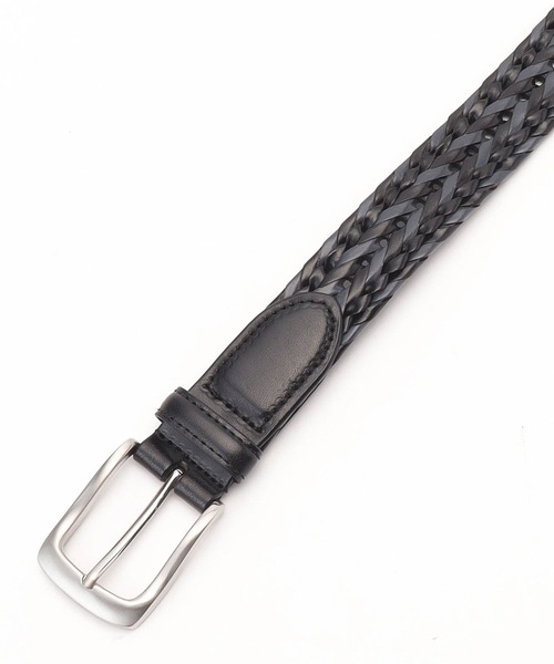 NICOLE CLUB FOR MEN（ニコルクラブフォーメン）の「メッシュベルト（ベルト・メンズ・ホワイト×ネイビー/ブラック×ホワイト/ブラック×グレー/ダークブラウン・FREE）」の3枚目の写真