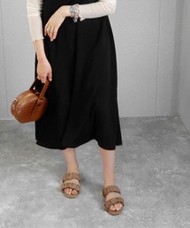 alala | ダブルギャザーベルトのスクエアフラットサンダル　◇(サンダル)