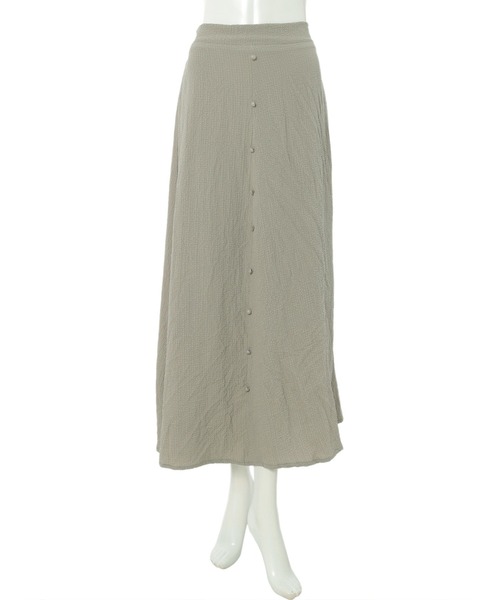 fifth（フィフス）の「シワ加工フロントボタンスカートセットアップ（セットアップ・レディース・ブラック/ベージュ/ライトカーキ・SMALL/MEDIUM）」の16枚目の写真