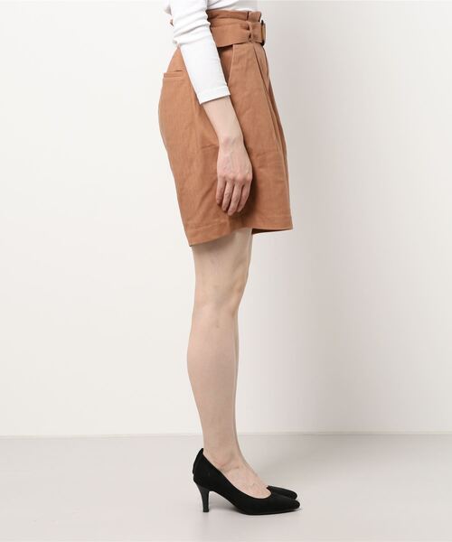 RAG MACHINE（ラグマシーン）の「【RAG MACHINE】ベルト付きショートパンツ（その他パンツ・レディース・レンガ/オリーブ/ベージュ・M/L）」の4枚目の写真
