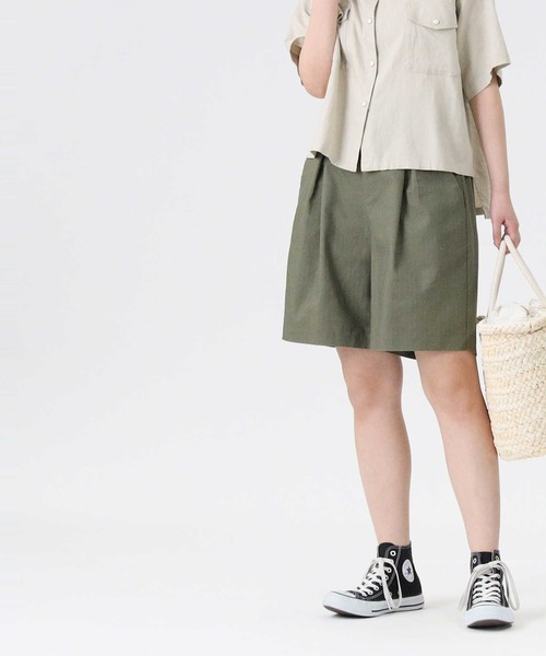 RAG MACHINE（ラグマシーン）の「【RAG MACHINE】ベルト付きショートパンツ（その他パンツ・レディース・レンガ/オリーブ/ベージュ・M/L）」の2枚目の写真