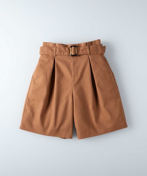 RAG MACHINE（ラグマシーン）の「【RAG MACHINE】ベルト付きショートパンツ（その他パンツ・レディース・レンガ/オリーブ/ベージュ・M/L）」の11枚目の写真