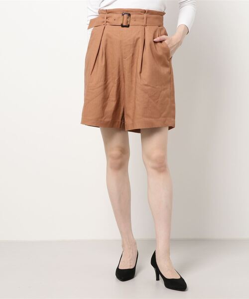 RAG MACHINE（ラグマシーン）の「【RAG MACHINE】ベルト付きショートパンツ（その他パンツ・レディース・レンガ/オリーブ/ベージュ・M/L）」の14枚目の写真
