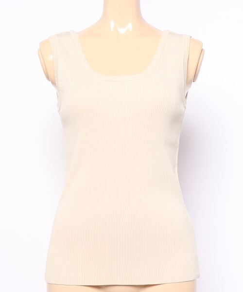 Te chichi（テチチ）の「リブニットタンクトップ（タンクトップ・レディース・ベージュ/モカ/ブラック・ﾌﾘ-）」の3枚目の写真