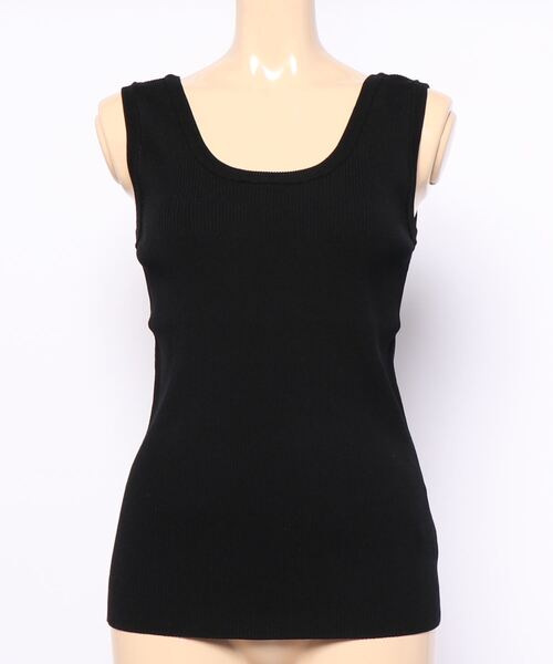 Te chichi（テチチ）の「リブニットタンクトップ（タンクトップ・レディース・ベージュ/モカ/ブラック・ﾌﾘ-）」の2枚目の写真