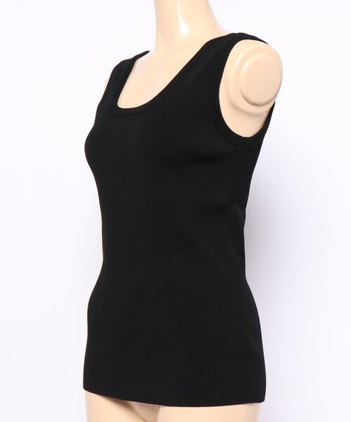 Te chichi（テチチ）の「リブニットタンクトップ（タンクトップ・レディース・ベージュ/モカ/ブラック・ﾌﾘ-）」の4枚目の写真