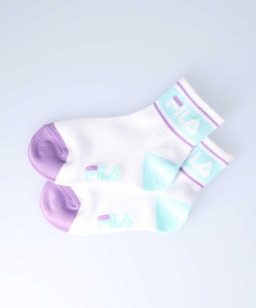 FILA（フィラ）の「【FILA】クォーターソックス3点セット（ソックス/靴下・キッズ・ブルー・L/M）」の5枚目の写真