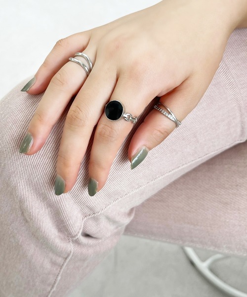 kutir(クティール)の「3セットモチーフフリーサイズリング(リング・レディース・シルバー/ゴールド・FREE)」の10枚目の写真