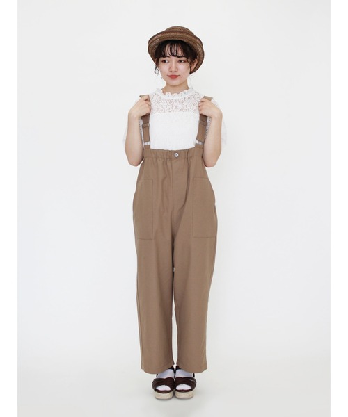 ehka sopo（エヘカソポ）の「総レースプルオーバー（Tシャツ/カットソー・レディース・ベージュ/グレー/キナリ・ﾌﾘ-）」の7枚目の写真