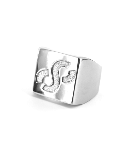 LHME（エルエイチエムイー）の「LHME 100%PURE!!!シグネットリング/サージカルステンレス316L（金属アレルギー対応）（リング・メンズ・シルバー・9号/11号/13号/15号/17号/19号/21号）」の2枚目の写真