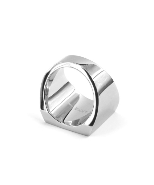 LHME（エルエイチエムイー）の「LHME 100%PURE!!!シグネットリング/サージカルステンレス316L（金属アレルギー対応）（リング・メンズ・シルバー・9号/11号/13号/15号/17号/19号/21号）」の5枚目の写真