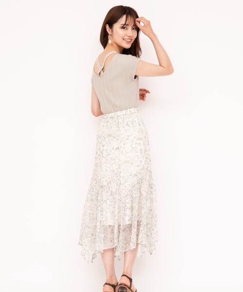 WILLSELECTION(ウィルセレクション)の「オリジナルペイズリーひらひらフレアスカート(スカート・レディース・ラベンダー/ミント・MEDIUM)」の21枚目の写真